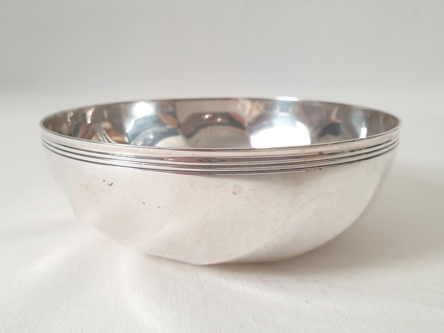 Christofle Torsades Silver Plated Small Swirl Bowl