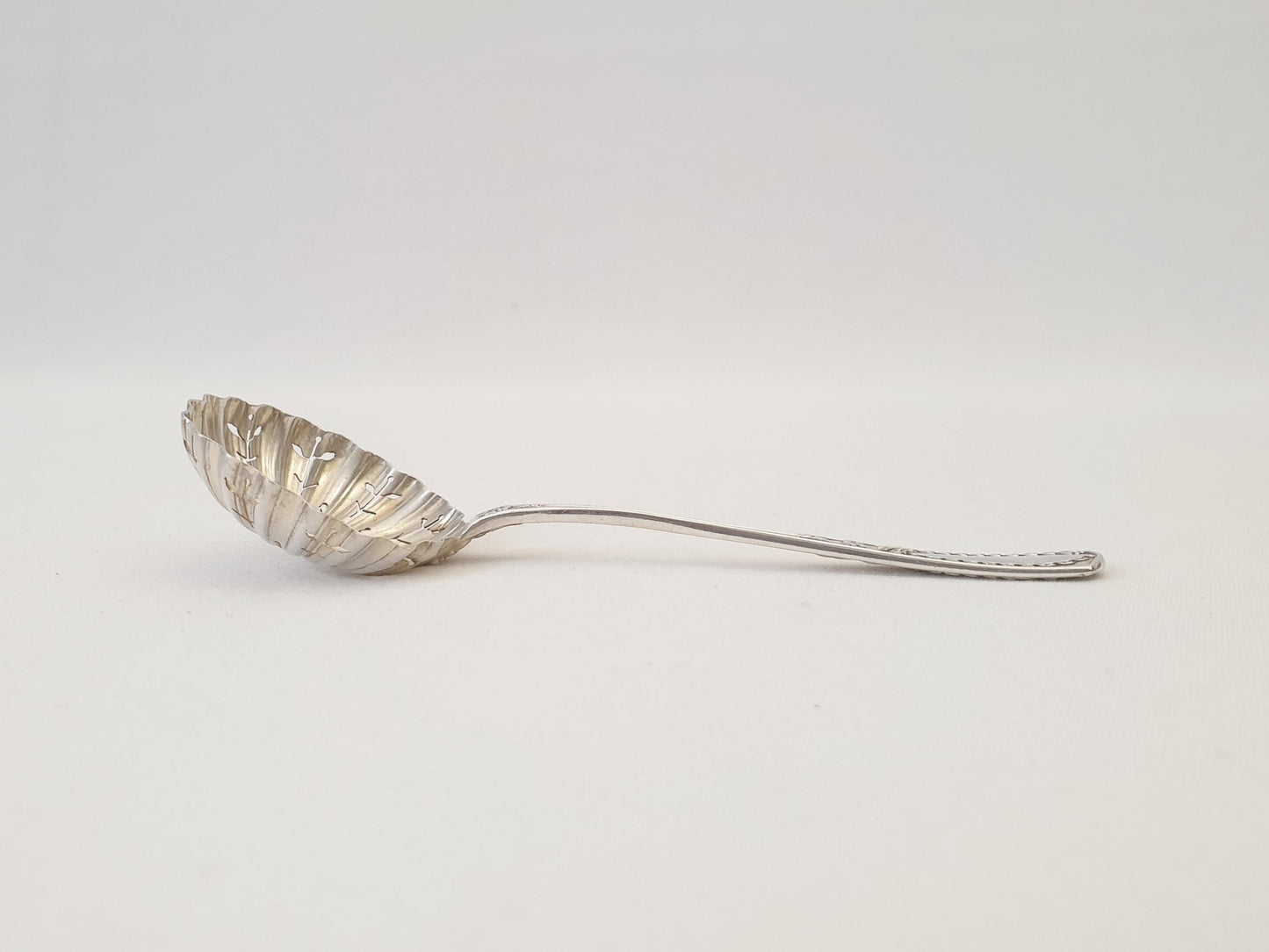 French Small 950 Silver Sugar Sifting Spoon - Sugar Sifter by Henri LAPEYRE (1895-1923)