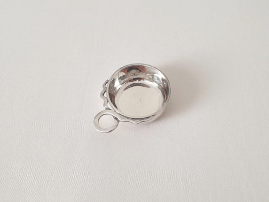 French 950 Silver Mini Small Wine Taster (Tastevin) by Charles TIRBOUR (1897-1951)