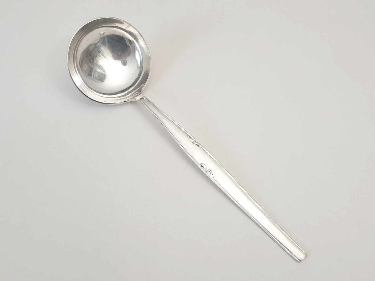 French Vintage Silver Plated Soup Ladle by Orfèvrerie Liberty