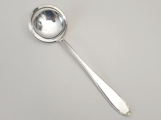 French Vintage Silver Plated Soup Ladle by Orfèvrerie Le Mondial