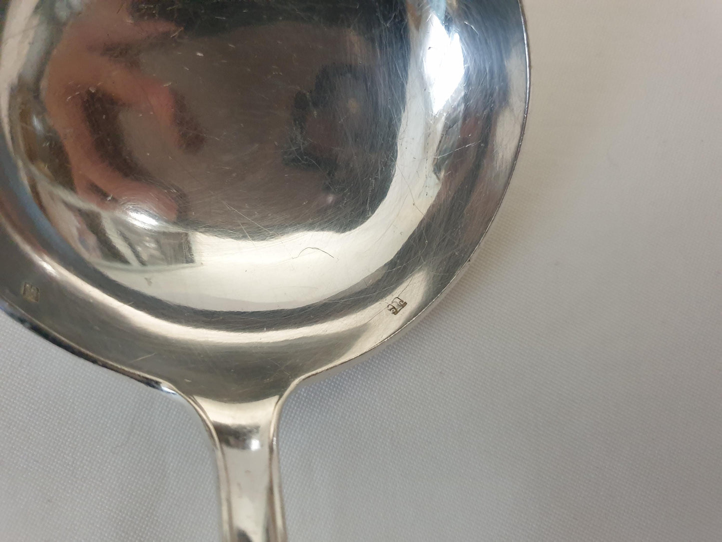 French Vintage Silver Plated Soup Ladle by Orfèvrerie Liberty