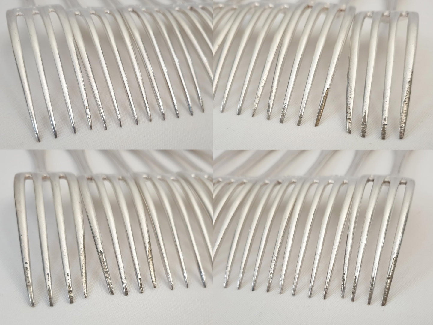 Christofle 12 Silver Plated Table Forks 'Ribbons' Model - 12 French Christofle Dinner Forks