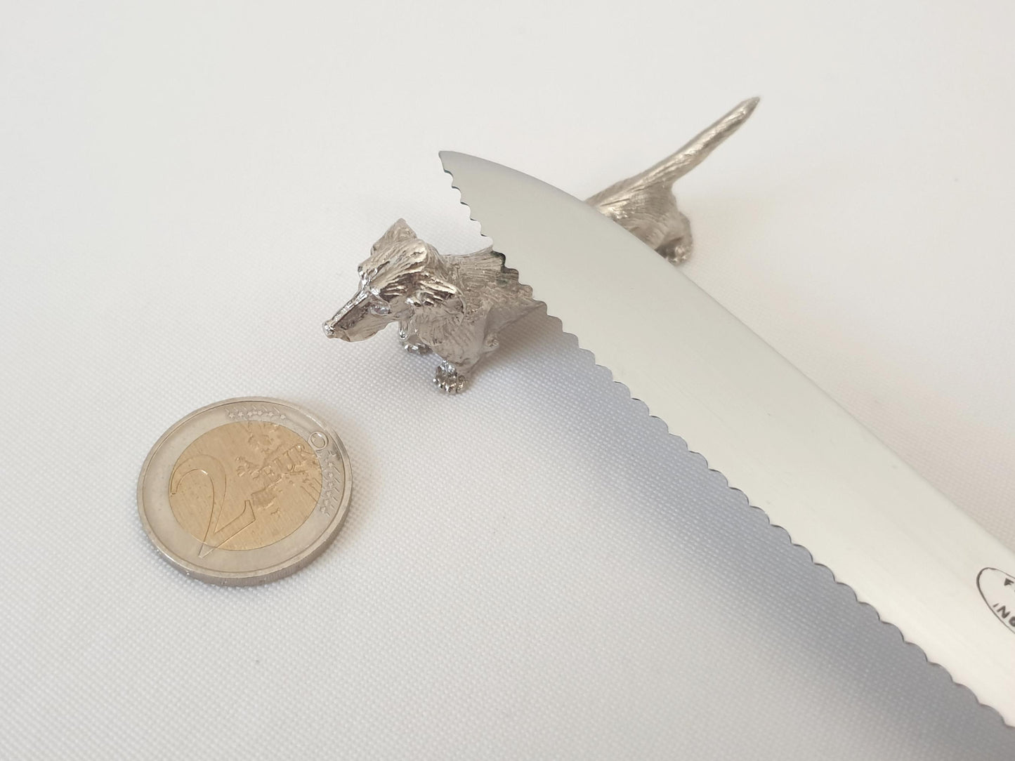 Set of 10 Vintage Silver Plated Dachshund (Teckel) Knife Rests