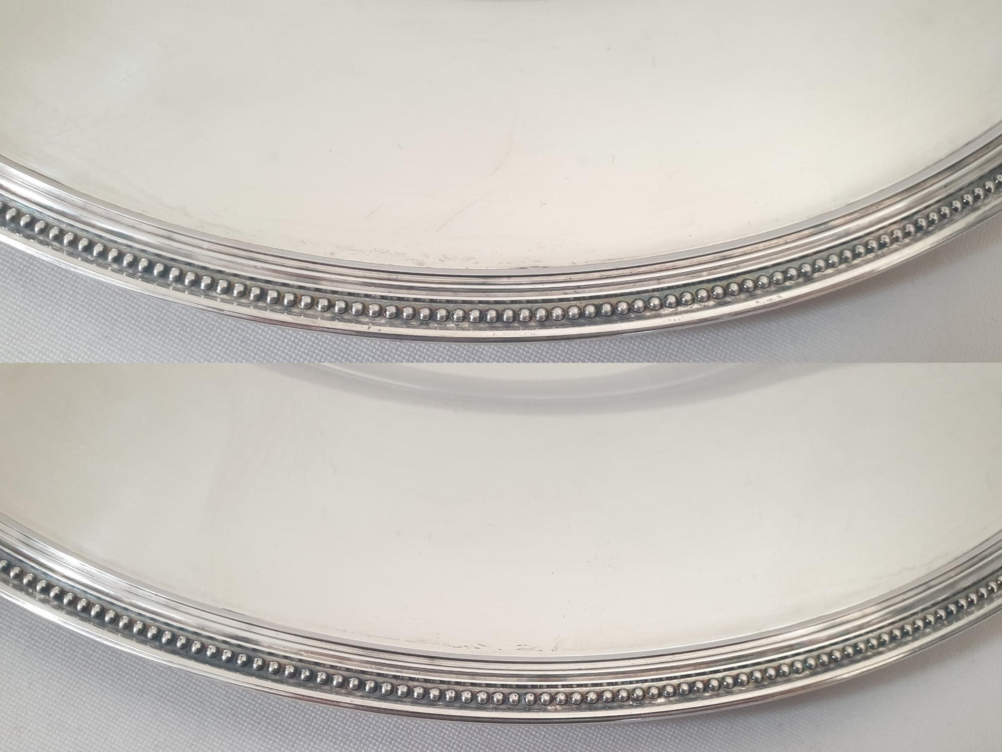 Christofle Silver Plated 30cm Pearl Charger Presentation Plate - Base Plate