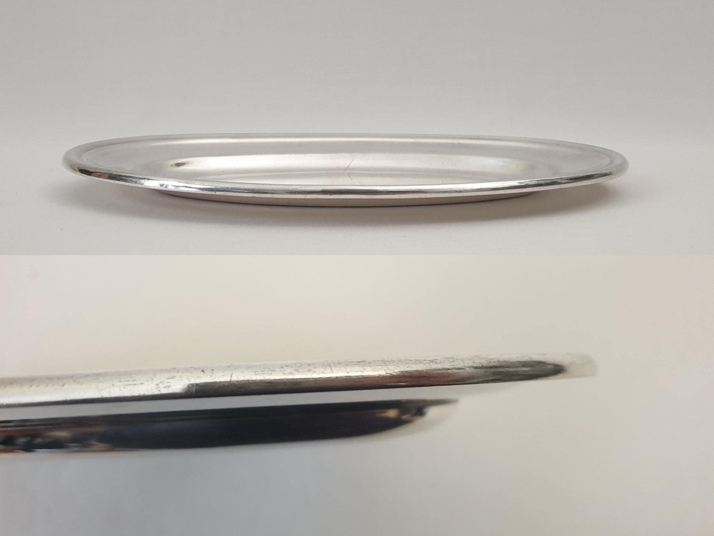 French Ercuis Small Silver-Plated Oval Serving Dish – Oval Serving Tray