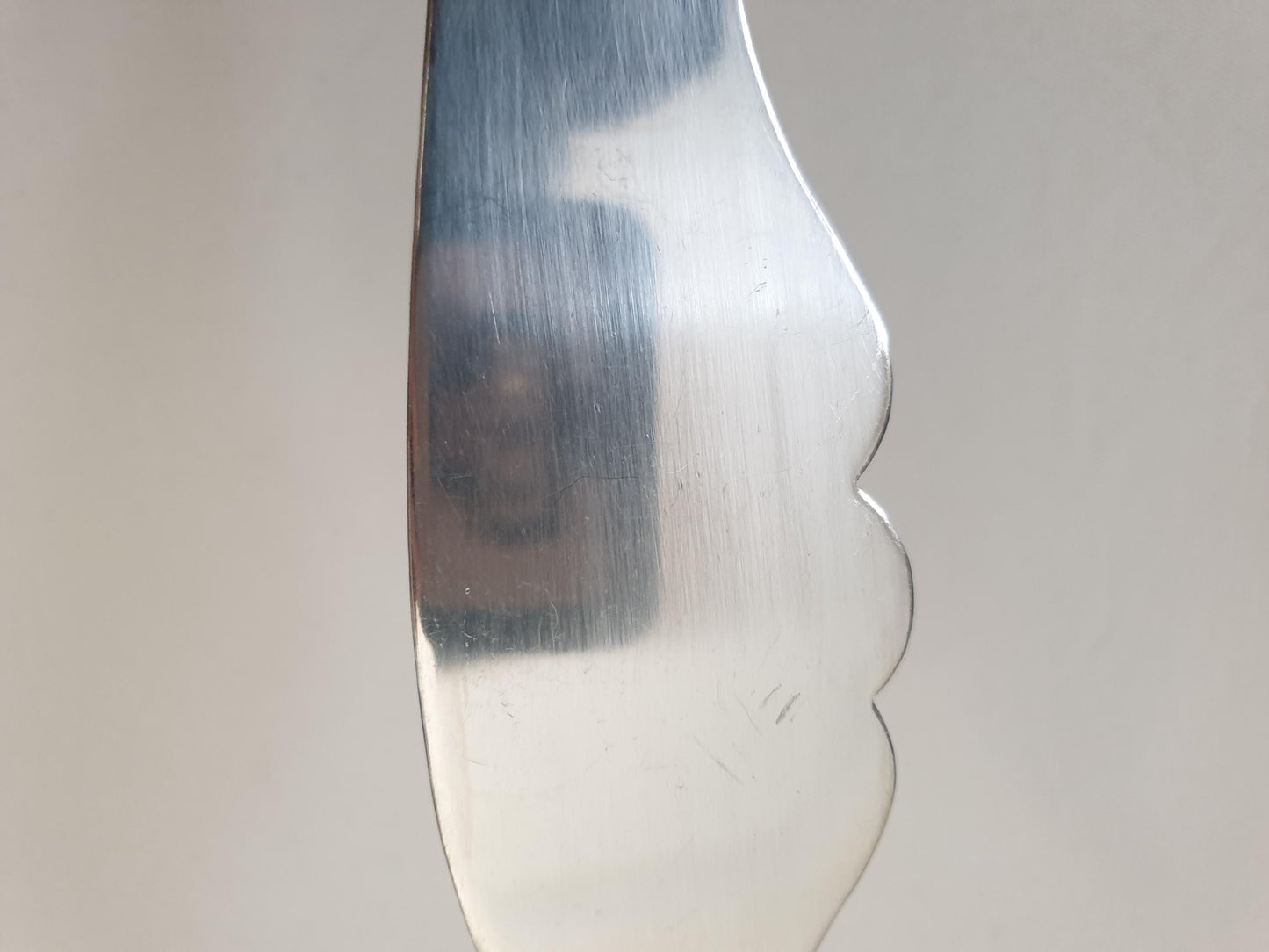 French Antique 2 Piece Fish Serving Set in 950 Silver & Silver Plated Metal – Louis XVI Style Fork and Knife