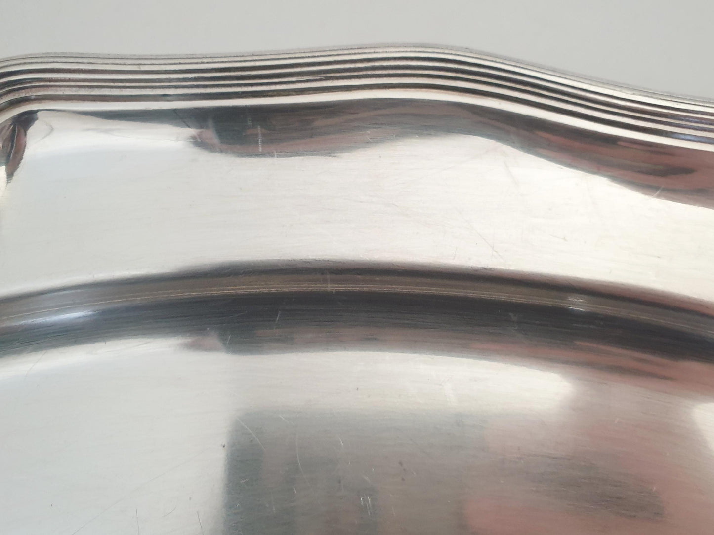 Christofle Gallia French Vintage Silver Plated Oval Serving Tray