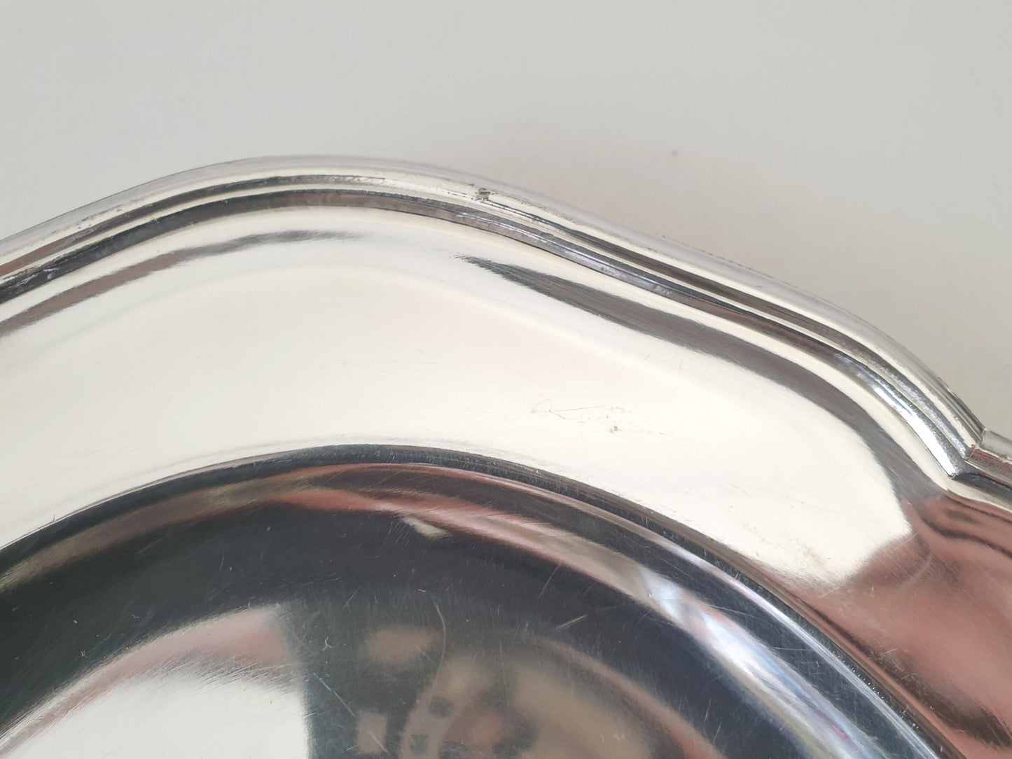 French Vintage Silver Plated Footed Oval Serving Tray – Silver Plated Oval Platter on Four Feet