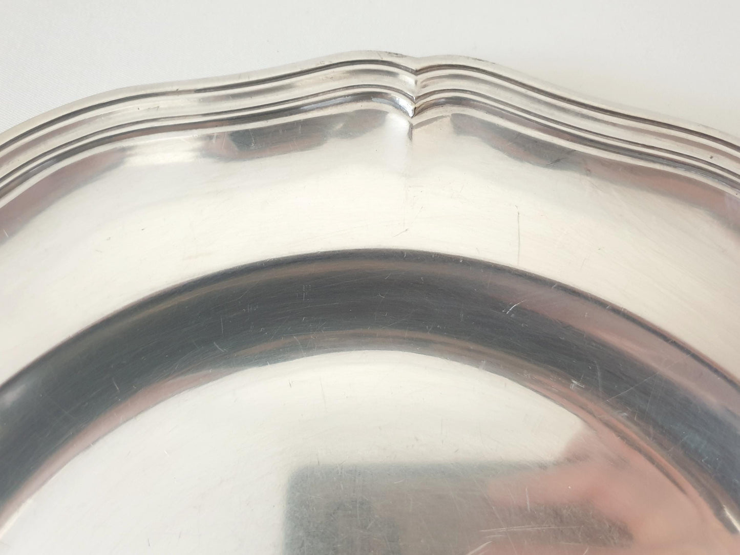 Christofle Silver-Plated Round Serving Tray – French Vintage Circular Platter