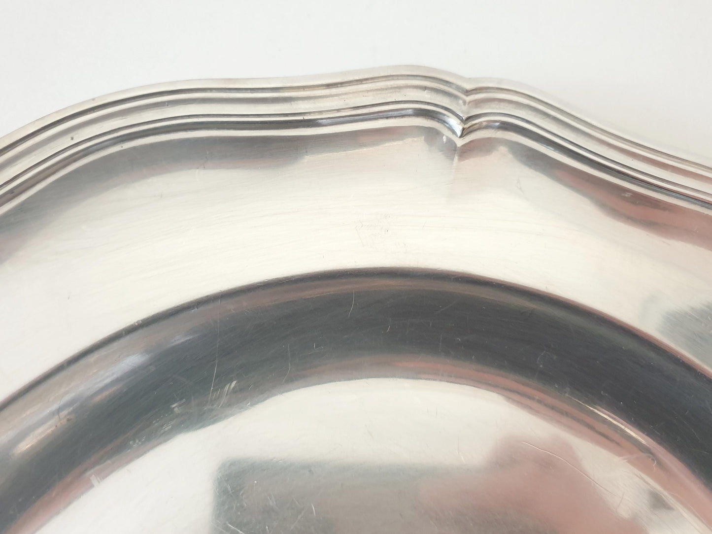 Christofle Silver-Plated Round Serving Tray – French Vintage Circular Platter