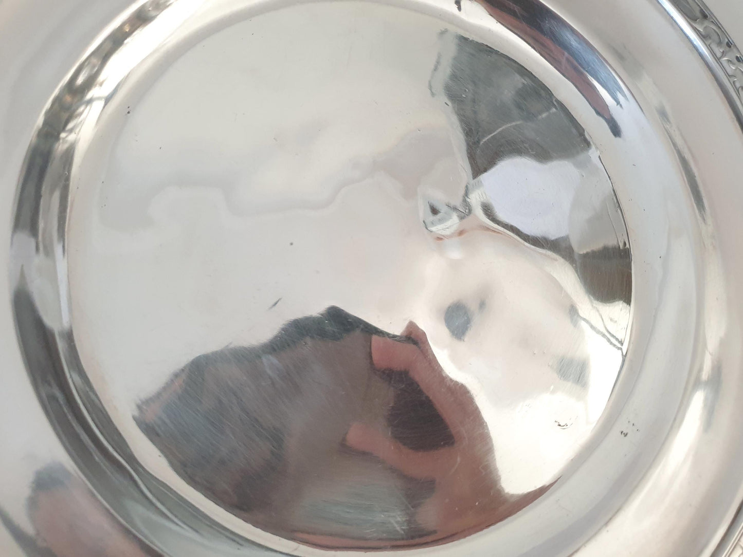 French Ercuis Silver-Plated Round Serving Tray – French Vintage Circular Platter