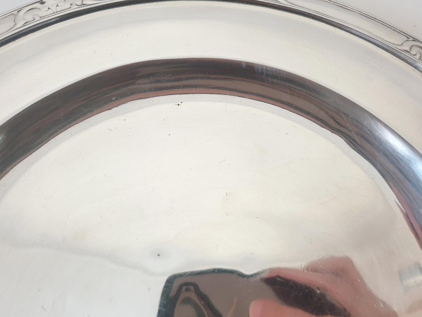 French Ercuis Silver-Plated Round Serving Tray – French Vintage Circular Platter