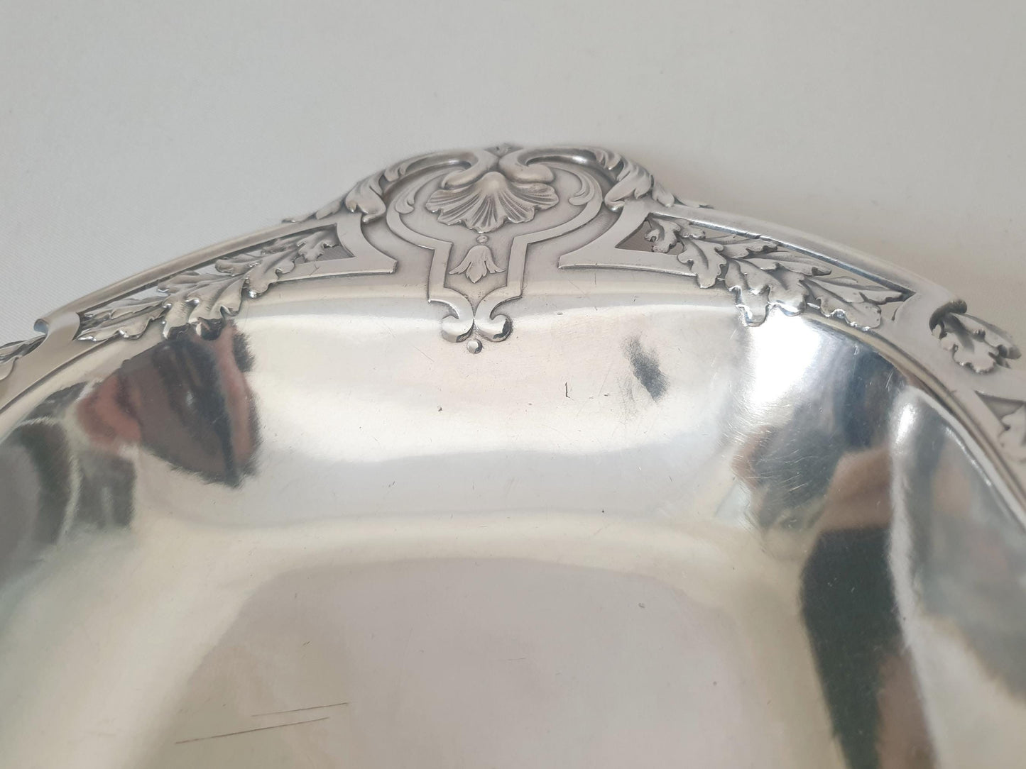 Christofle Gallia Art Nouveau Silver Plated Bread Basket – French Antique Centerpiece Tray