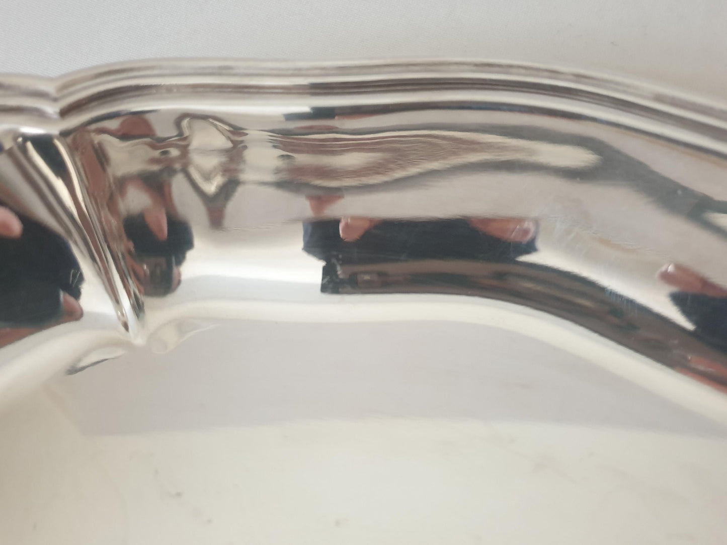 Vintage French Silver Plated Bread Basket – Shell Motif Oval Centerpiece Tray