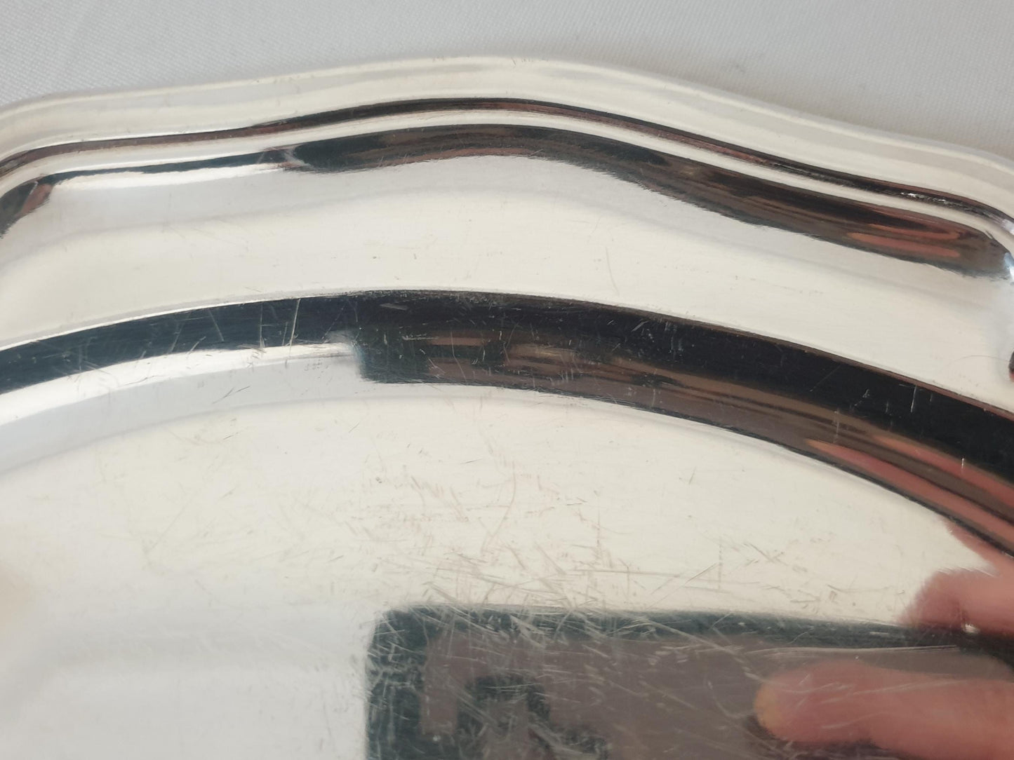 Christofle French Vintage Silver-Plated Small Oval Dish or Mini Serving Platter