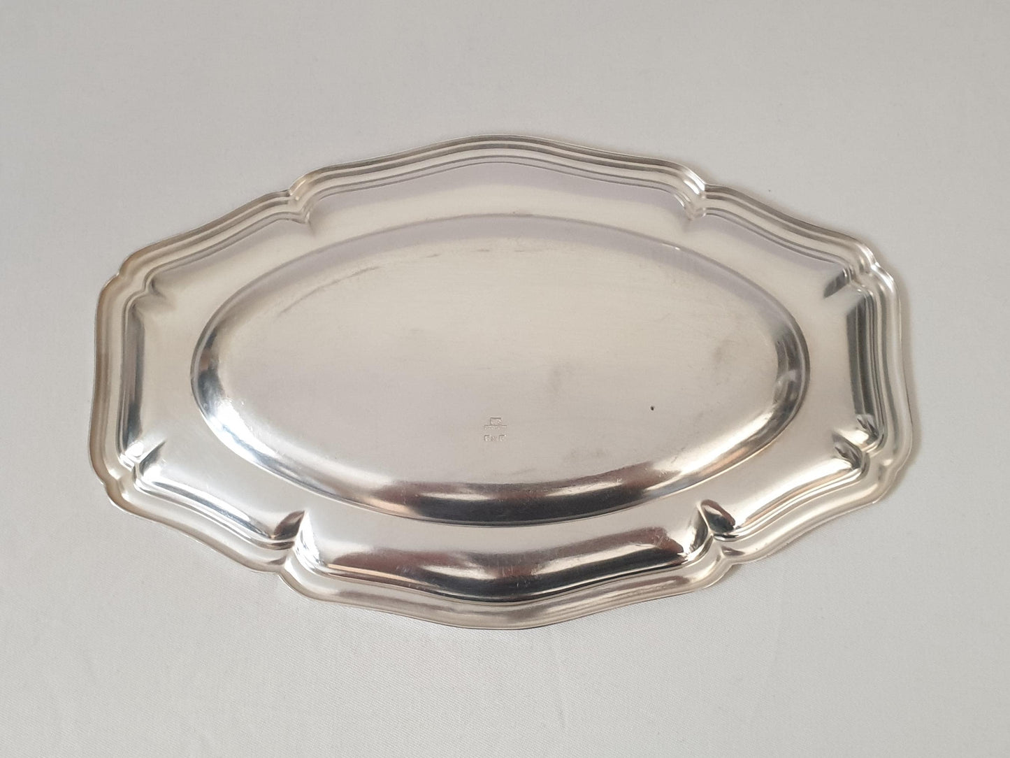 Christofle French Vintage Silver-Plated Small Oval Dish or Mini Serving Platter