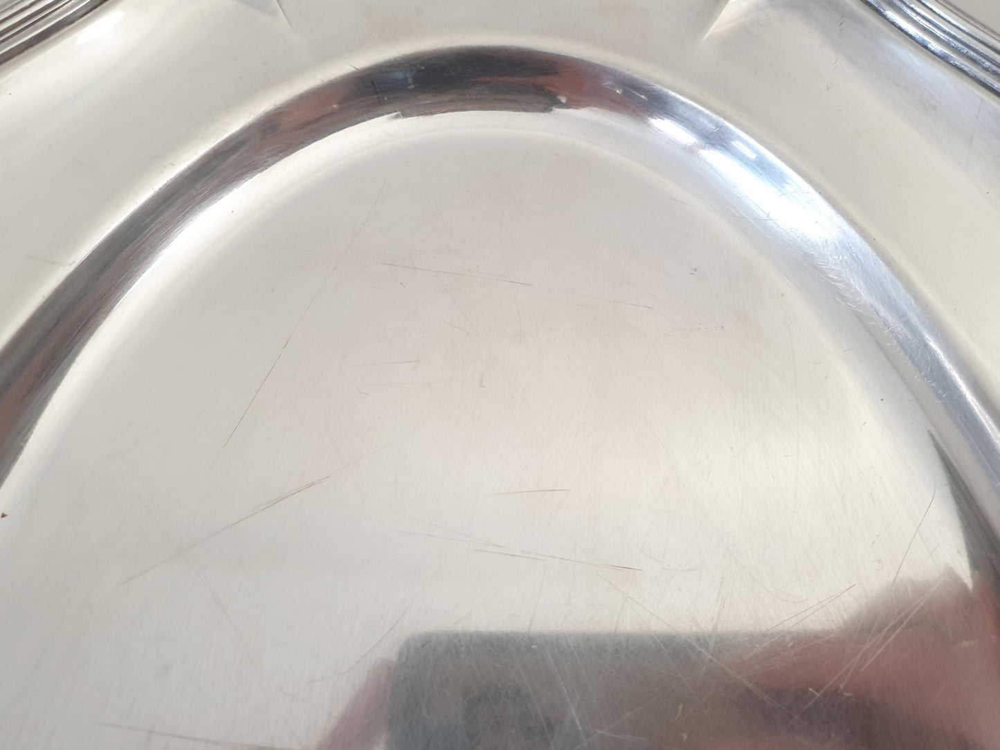 Christofle Gallia French Vintage Silver Plated Oval Serving Tray