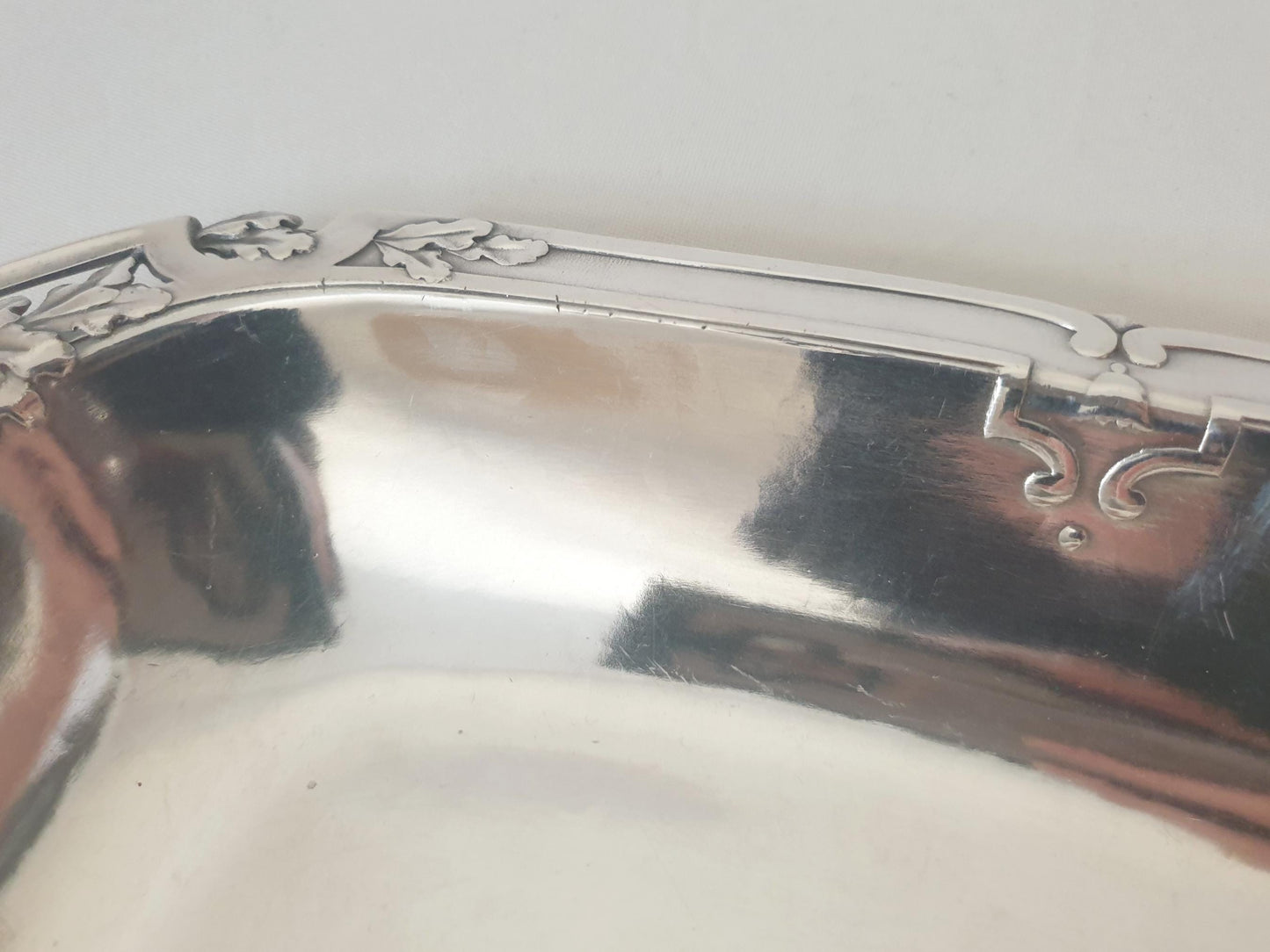 Christofle Gallia Art Nouveau Silver Plated Bread Basket – French Antique Centerpiece Tray