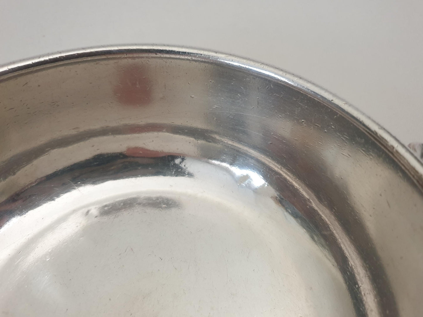 French Vintage Silver Plated Mini Bowl or Sauce Boat with Shell Handles by Renaud & J. Clermont, Nice