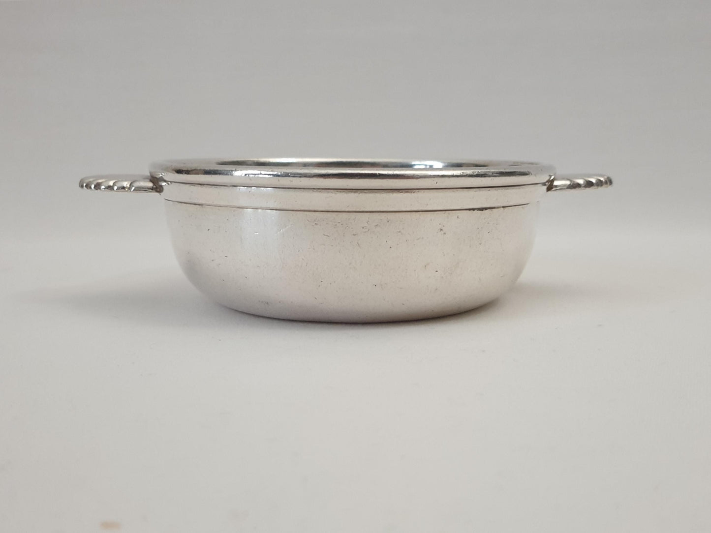French Vintage Silver Plated Mini Bowl or Sauce Boat with Shell Handles by Renaud & J. Clermont, Nice