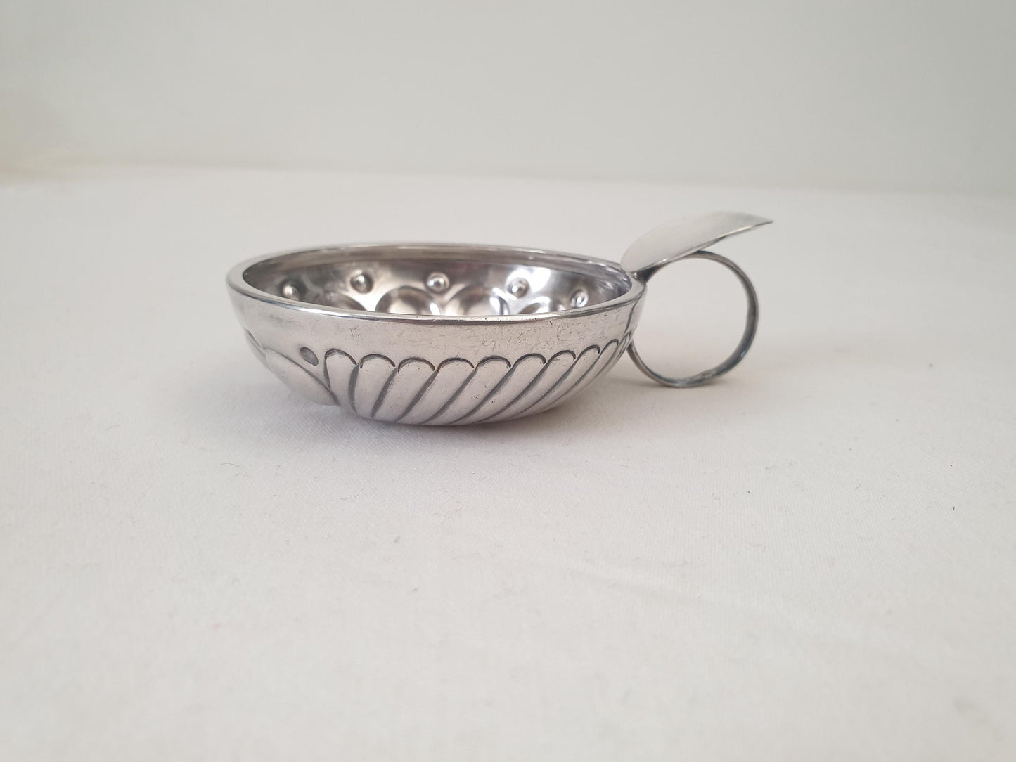 Antique 19th Century French Silver Wine Taster (Tastevin) by Émile PUIFORCAT