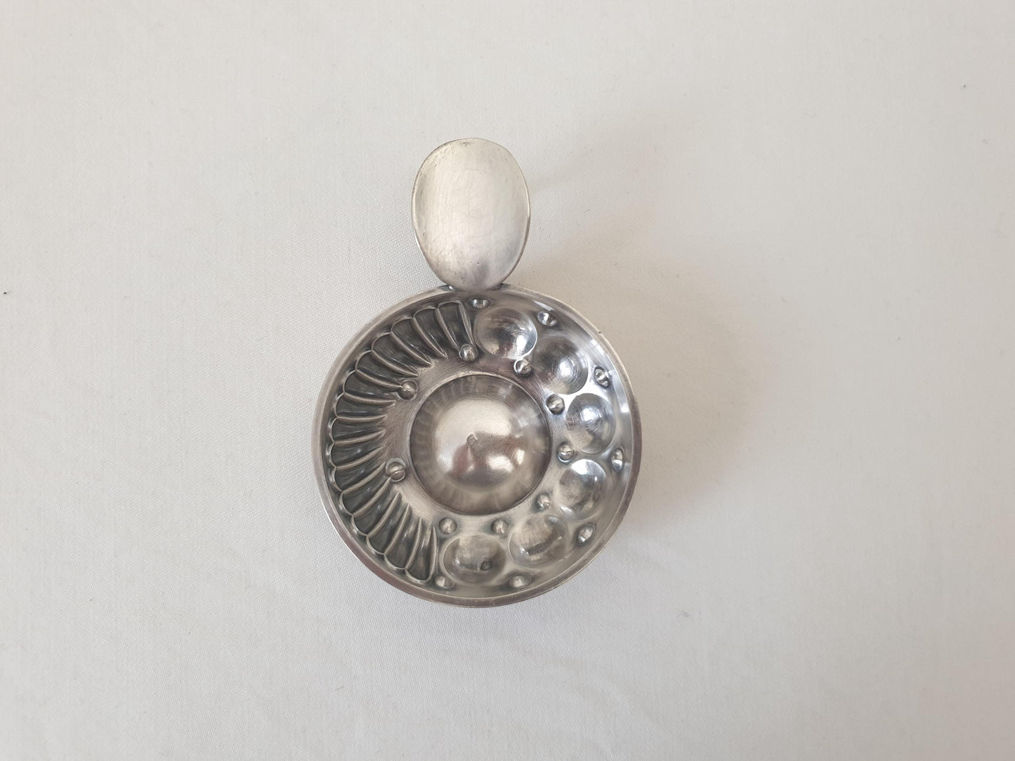 Antique French Silver Wine Taster (Tastevin) by SUROT