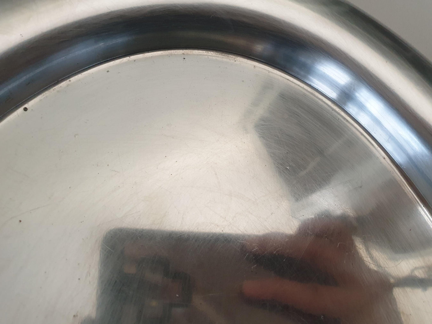 French Art Deco Silver Plated Oval Serving Tray with Handles – Centerpiece Platter by Argit