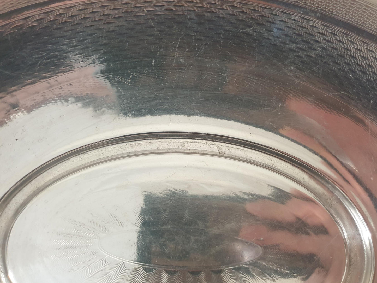 Antique WMF Silver Plated Oval Serving Platter or Bread Basket with with Handles