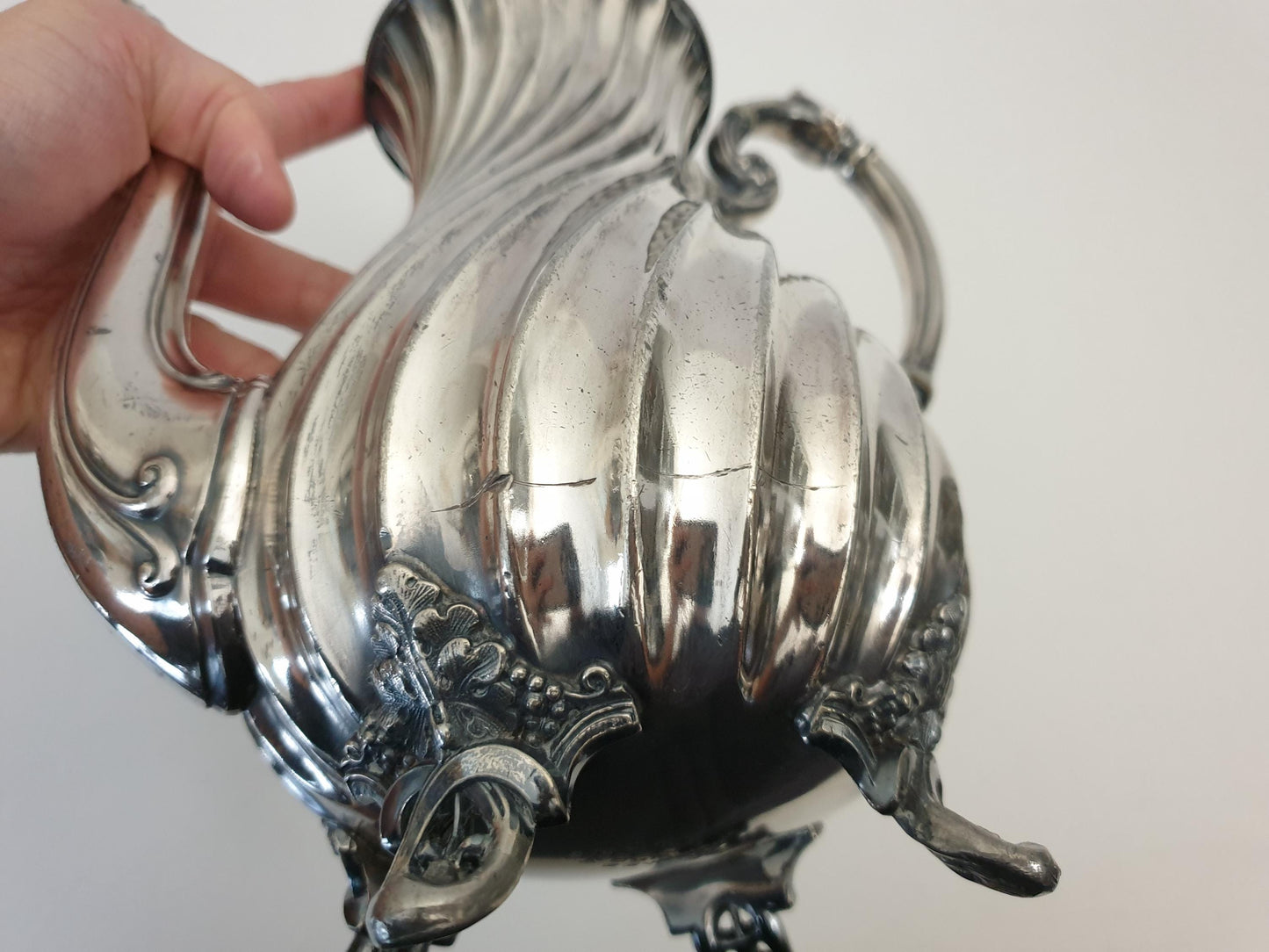 Antique James Dixon & Sons English Victorian Silver Plated Coffee Service Set - Sheffield circa 1900