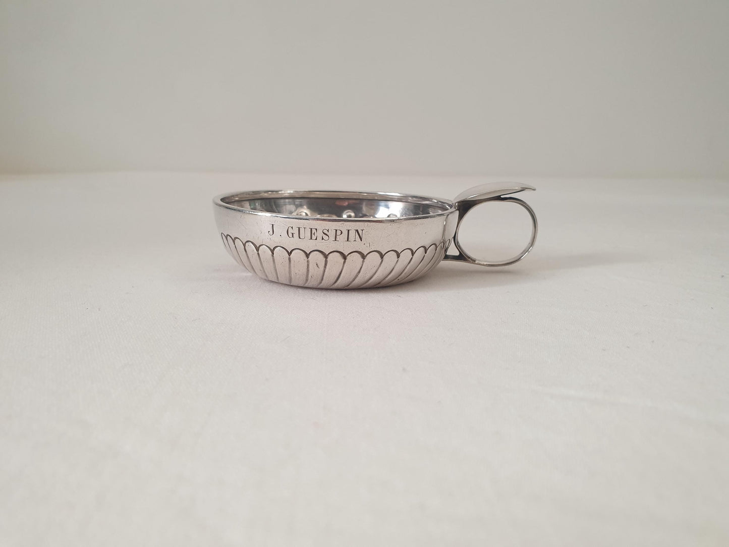 Antique French 950 Silver Wine Taster (Tastevin) by Émile PUIFORCAT