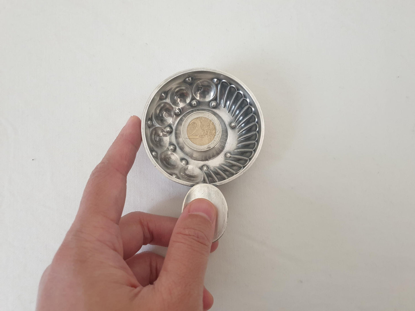 Antique French Silver Wine Taster (Tastevin) by SUROT