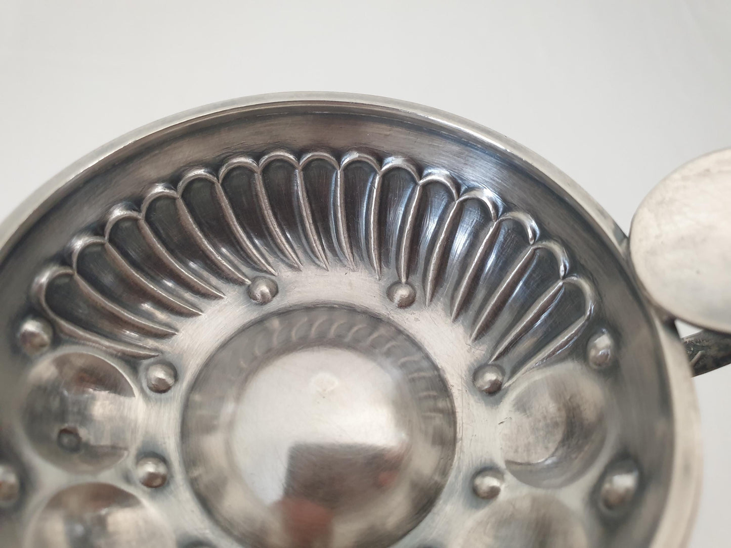 Antique French Silver Wine Taster (Tastevin) by SUROT