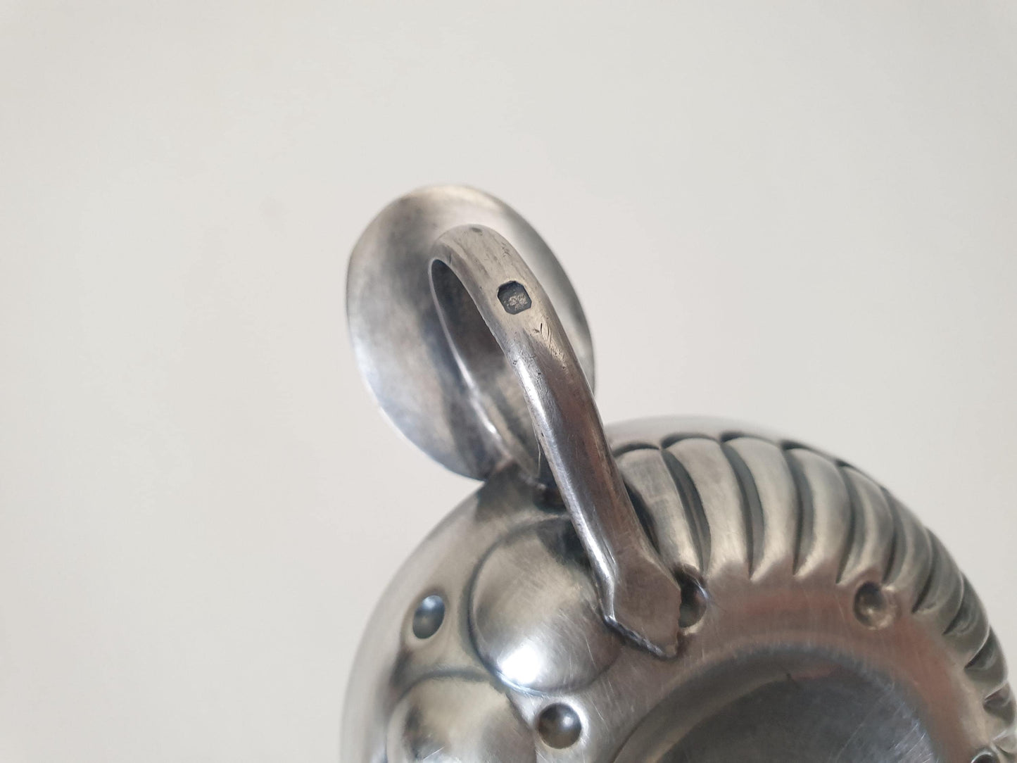 Antique French Silver Wine Taster (Tastevin) by SUROT