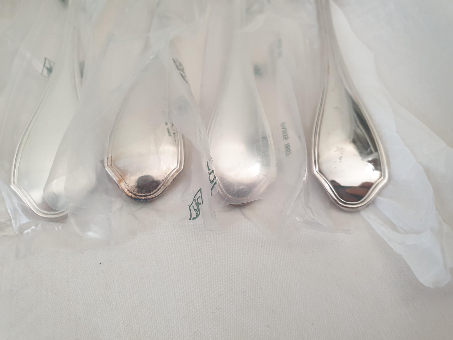 New Ercuis 8 Silver Plated Table Spoons - 8 French Ercuis Soup Spoons